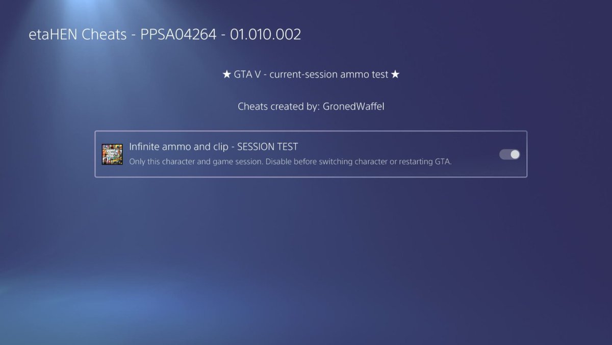 Jasperwbr's tweet photo. a user reported etahen cheats would not show up/load i found this cause was etaHEN’s old module lookup cannot find the running game on 13.60. this has been fixed on the new release
https://t.co/r0lQkJoVyH
#etahen #jailbreak https://t.co/6Oh6V7tRUX