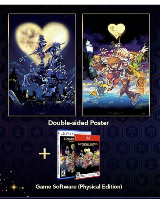 NinWire's tweet photo. KINGDOM HEARTS Collection [I–III] Amazon Exclusive Edition releases in ONE WEEK! Comes with free poster. (#ad)

https://t.co/XEwCfzQ4xz https://t.co/lWEeBwAGau