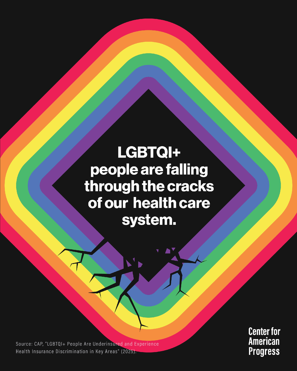 amprog's tweet photo. LGBTQI+ people deserve affordable, safe health care. Period.

Read more about improving LGBTQI+ health equity 👇 https://t.co/4xVaWrHFNt