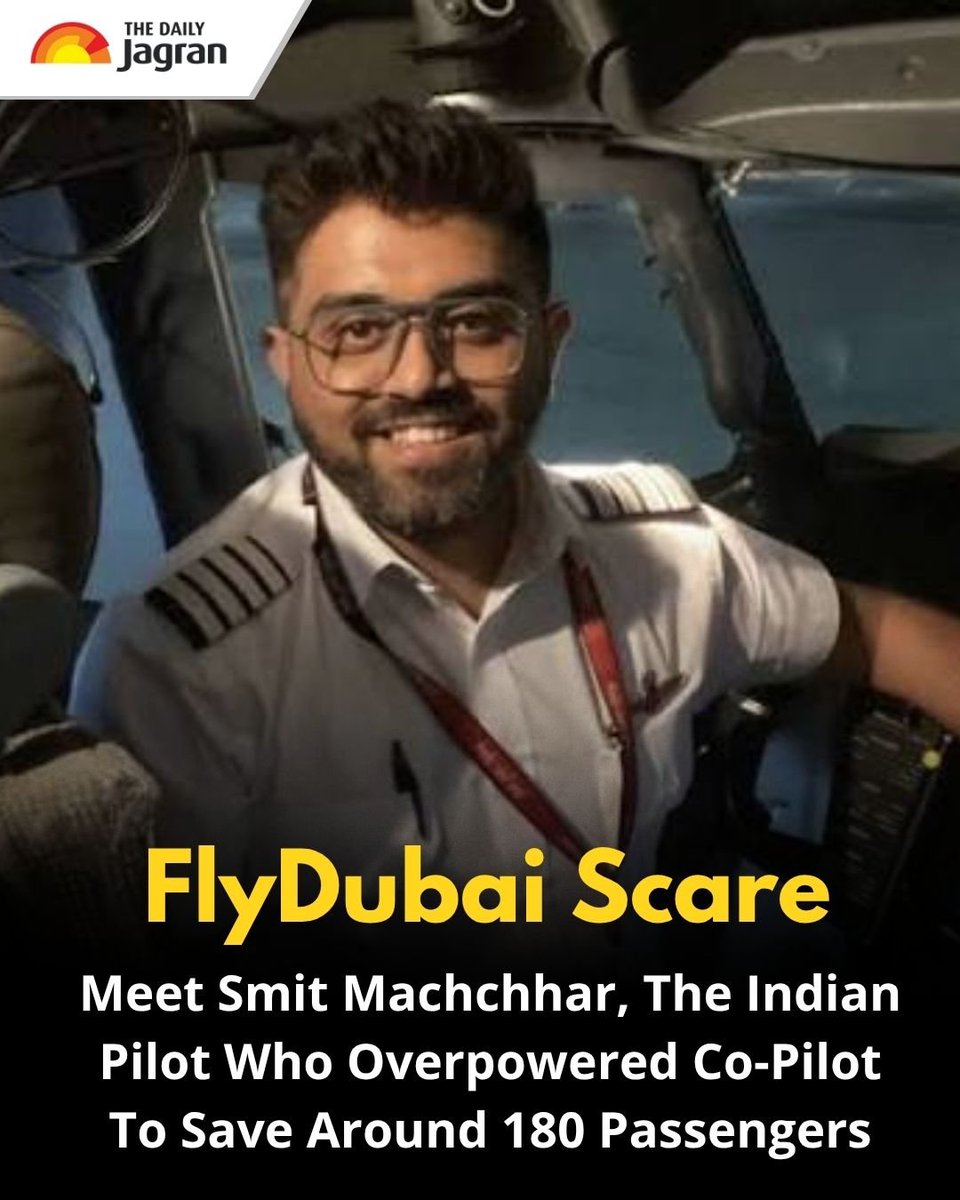 Hinduminorities's tweet photo. Indian Hindu Brahmin #airdubai pilot #SumitMichhar fought bravely with #Muslim #omani co pilot to save 180 #Israeli #Jews 

He faced Knife multiple Stabs but saved the plane 

Thanks to her Mother &amp; Father for giving birth to such Brave heart 🙏 🙏 https://t.co/LZLAbA9gTi