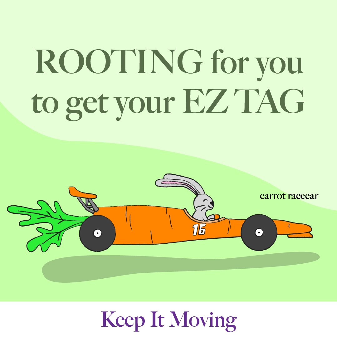 HCTRA's tweet photo. 🥕 Carrot wait to get your EZ TAG? 🚗💨

🌱 Grow your savings and keep your drive moving with an EZ TAG! 🛣️

Get your EZ TAG today: https://t.co/wfDWIUgnp3

#EZTAG #HCTRA #KeepItMoving https://t.co/6vIcoXn8AJ