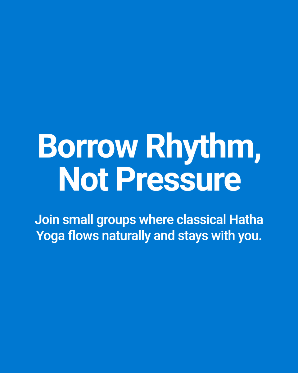 classical_yoga's tweet photo. Feeling forced on the mat? Community changes that.

Small groups. Shared rhythm. Real practice feels natural when you’re supported, seen, and guided with care.

Start with us.

Upcoming Workshops https://t.co/dTRUQZpSfr #classical #isha #sadhguru #yoga #yogainnyc #yogainnj https://t.co/07AyFO6K9Y