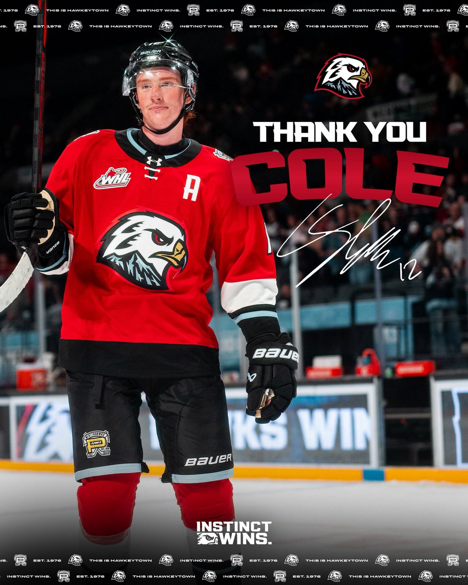 pdxwinterhawks's tweet photo. Cole, thank you for your contributions in Portland. 

We wish you the best of luck in Brandon! https://t.co/vxHftiHQJd