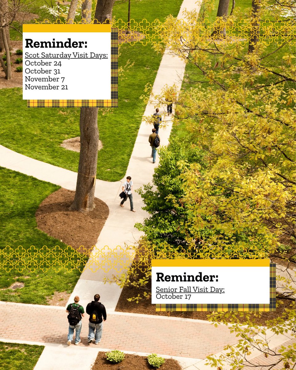 WoosterEdu's tweet photo. Mark your calendars! 🗓️🐾

#Reminders #VisitDates #FAFSA https://t.co/spwP6i03EA
