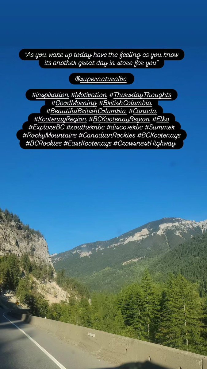 edwinpierrot13's tweet photo. #inspiration #Motivation #ThursdayThoughts #GoodMorning #BritishColumbia #BeautifulBritishColumbia #Canada #KootenayRegion #BCKootenayRegion #Elko #ExploreBC #southernbc #discoverbc #Summer https://t.co/OypqUROsJT