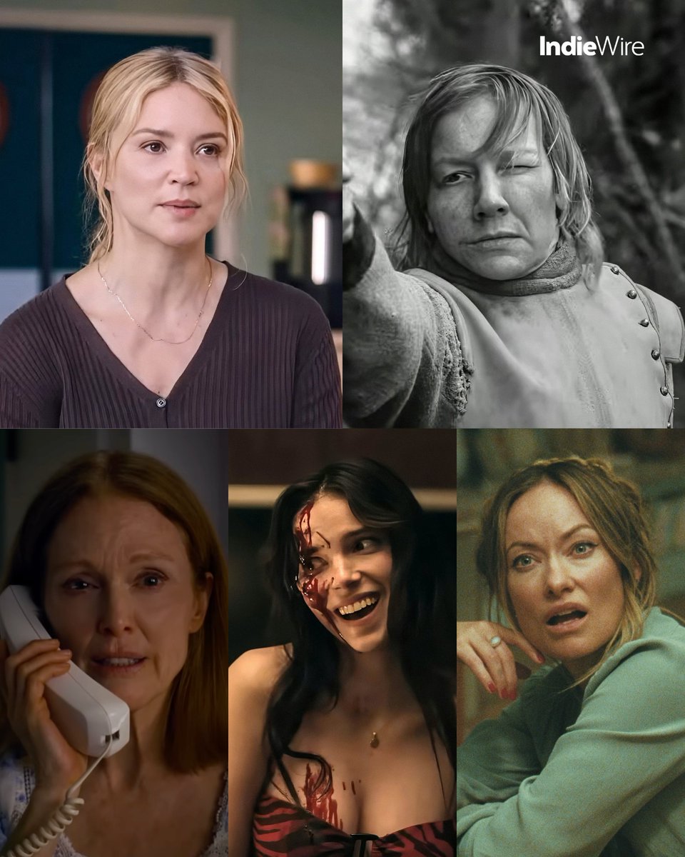 IndieWire's tweet photo. IndieWire's frontrunners for Best Actress at the 2027 #Oscars.

Virginie Efira, “All of a Sudden”
Sandra Hüller, “Rose”
Julianne Moore, “The Debut”
Inde Navarrette, “Obsession”
Olivia Wilde, “The Invite”

See the full list of nominee predictions: https://t.co/ZWu06lInPk https://t.co/GvywvJfImN