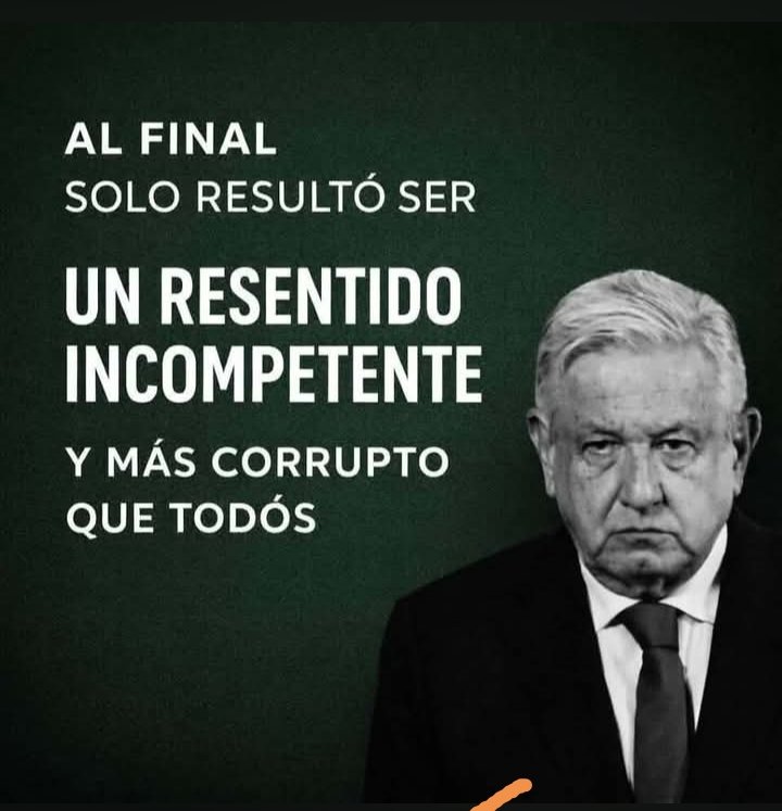 lamusitapg's tweet photo. "Me causa una profunda repugnancia; es un psicópata frío y sin entrañas" y
no me inspira más que desprecio; es un ser despiadado y maquiavélico" el vetusto @lopezobrador_ , es todo mi post. https://t.co/MEYDZSPcm7