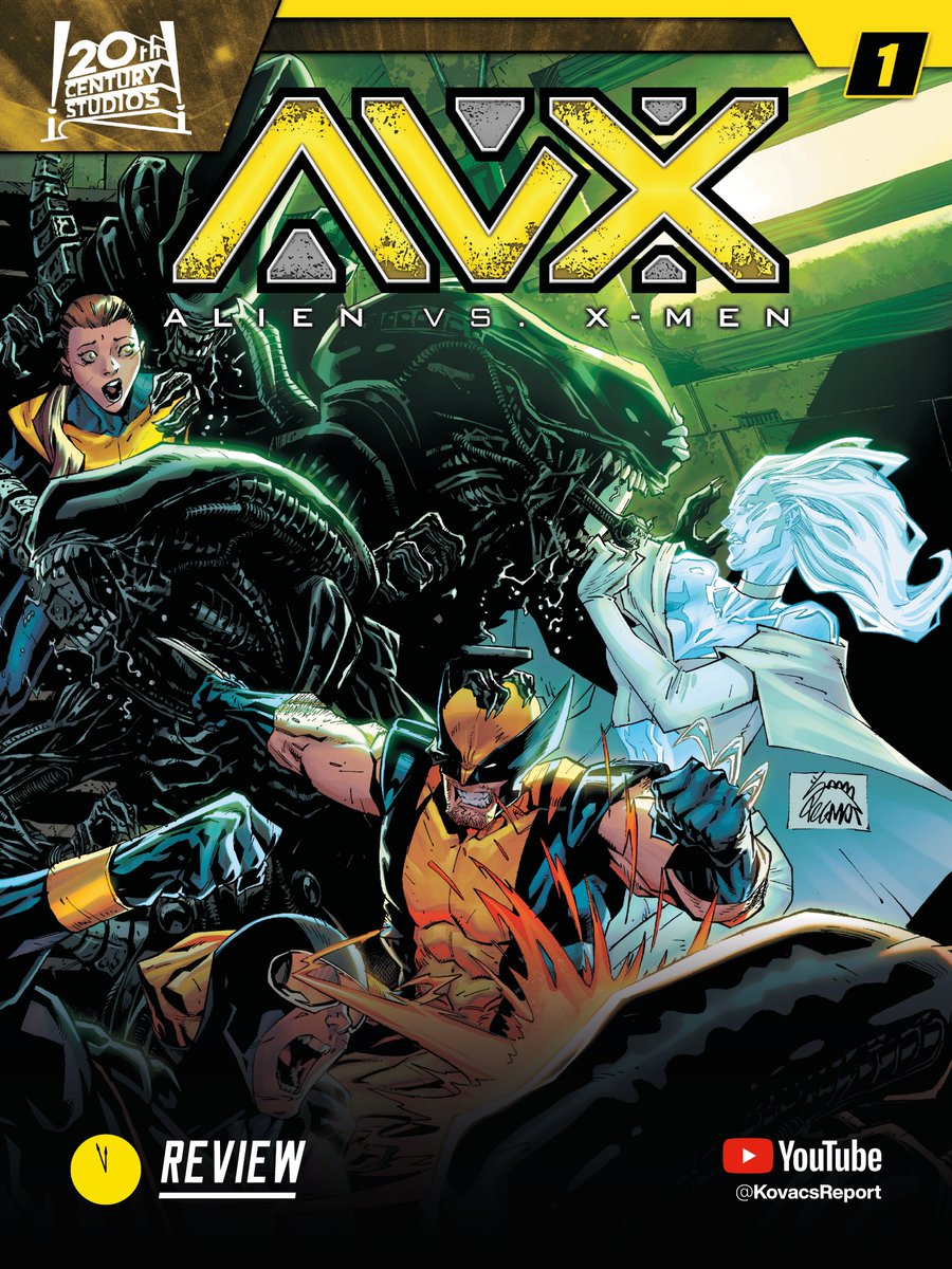 KovacsReport's tweet photo. Alien vs. X-Men #1 Review - XENOMORPHS!
https://t.co/l1cQ84G1Z0
Follow/Support The Kovacs Report:
I | X | FB | Bluesky | Reddit | LOCG | Patreon: @kovacsreport
Marvel Comics @MarvelComicsHQ
#alienvsxmen #kierongillen #chrisclaremont #geraldoborges #xenomorph #xmen #kittypryde #brood #cyclops #wolverine #emmafrost #comicbookreview #comicbookreviews #comicbooks #comics #comicrecommendations #comicbookreleases #marvel #marvelcomics