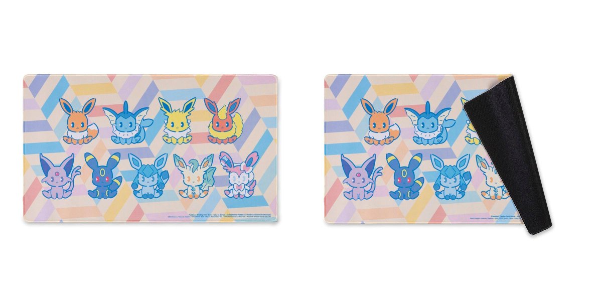 pokecamatomeru's tweet photo. 【ポケモンカード海外】
海外のポケモンセンターで新作サプライ登場

✅Pokémon Soda Pop Card Sleeves
✅Pokémon Soda Pop Double Deck Box
✅Pokémon Soda Pop Playmat
✅Pokémon Soda Pop Zip Binder
・サイコソーダ・イーブイフレンズのデッキシールド/ダブルデッキケース/プレイマット/コレクションファイル