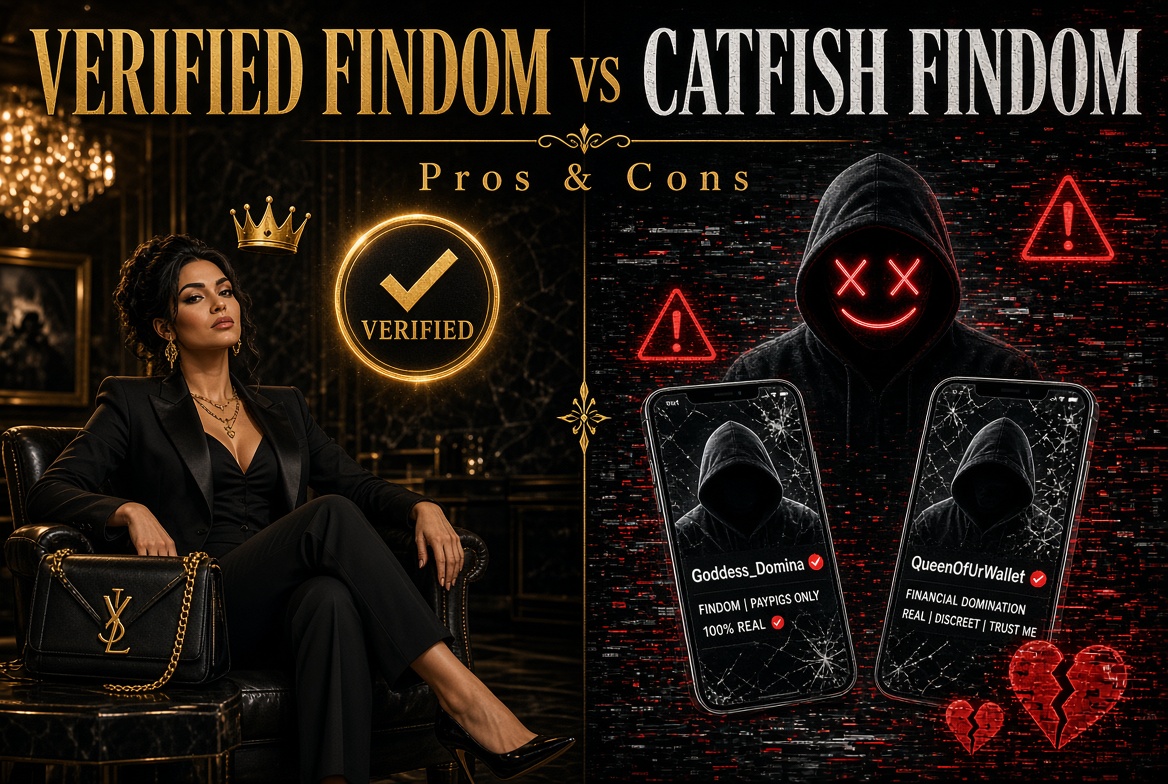 FindomJournal's tweet photo. FINDOM

Verified Vs Catfish

As an open fan of both, and a 20 year kink veteran, I'm going to break down the pros and cons of these opposing options of findom. 

Expand this post to read along or comment. All opinions are welcome. Please don't take any of this personally. https://t.co/6KG3olHMRE