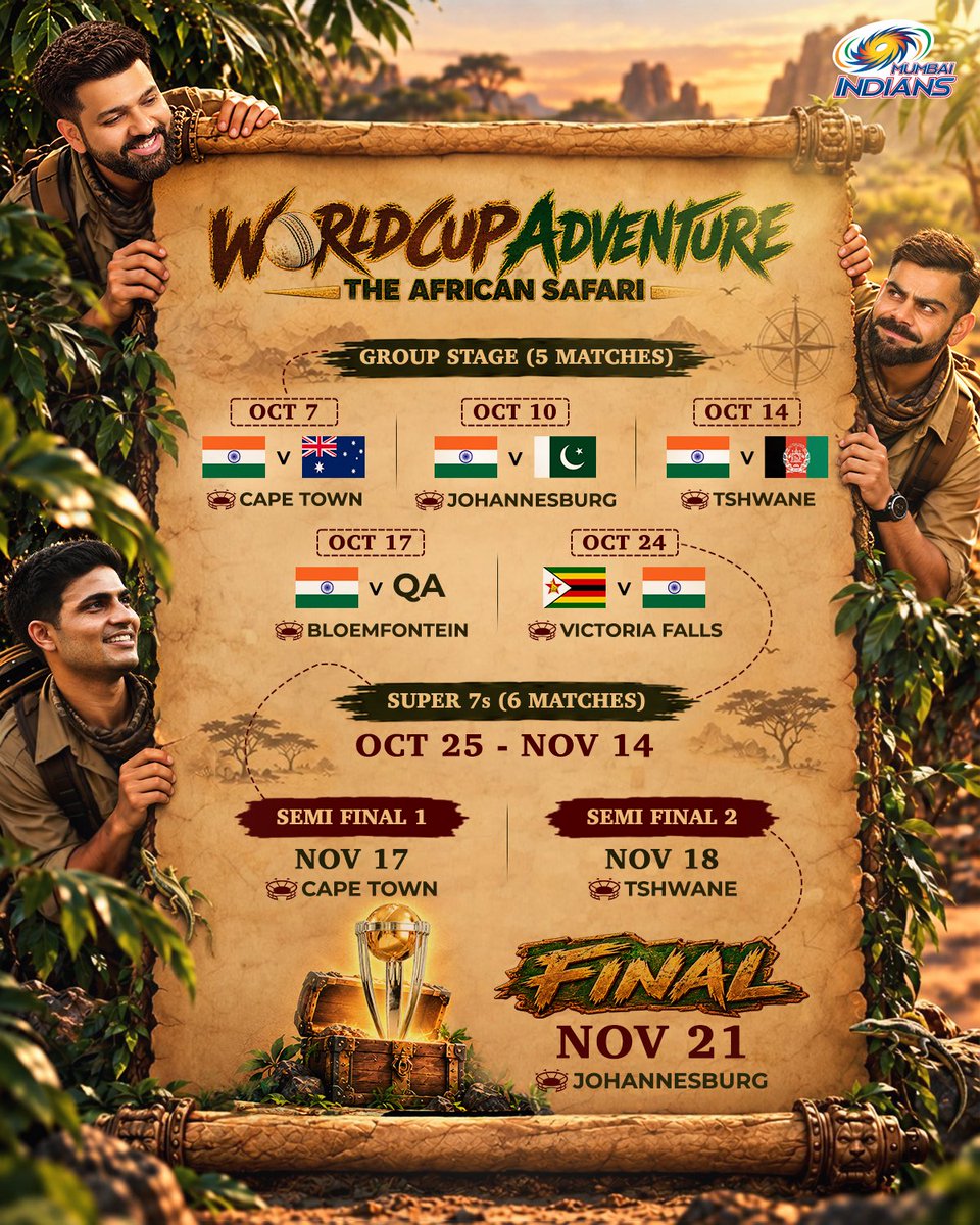 mipaltan's tweet photo. Map secured 🗺️
Prep underway 💪
Journey starts 🔜 

#CWC27 https://t.co/z4jbVZ3Gei