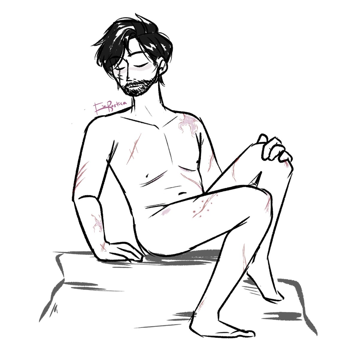 fia_rostica's tweet photo. tw : non-sexual nudity, scars
Some Kurt body scars headcanon. I like to think that he got a lot more when joining the army but some of the scars fade away once he was in the asylum
#kurtfrank #identityv #idvexplorer https://t.co/bjLZM5p7xI