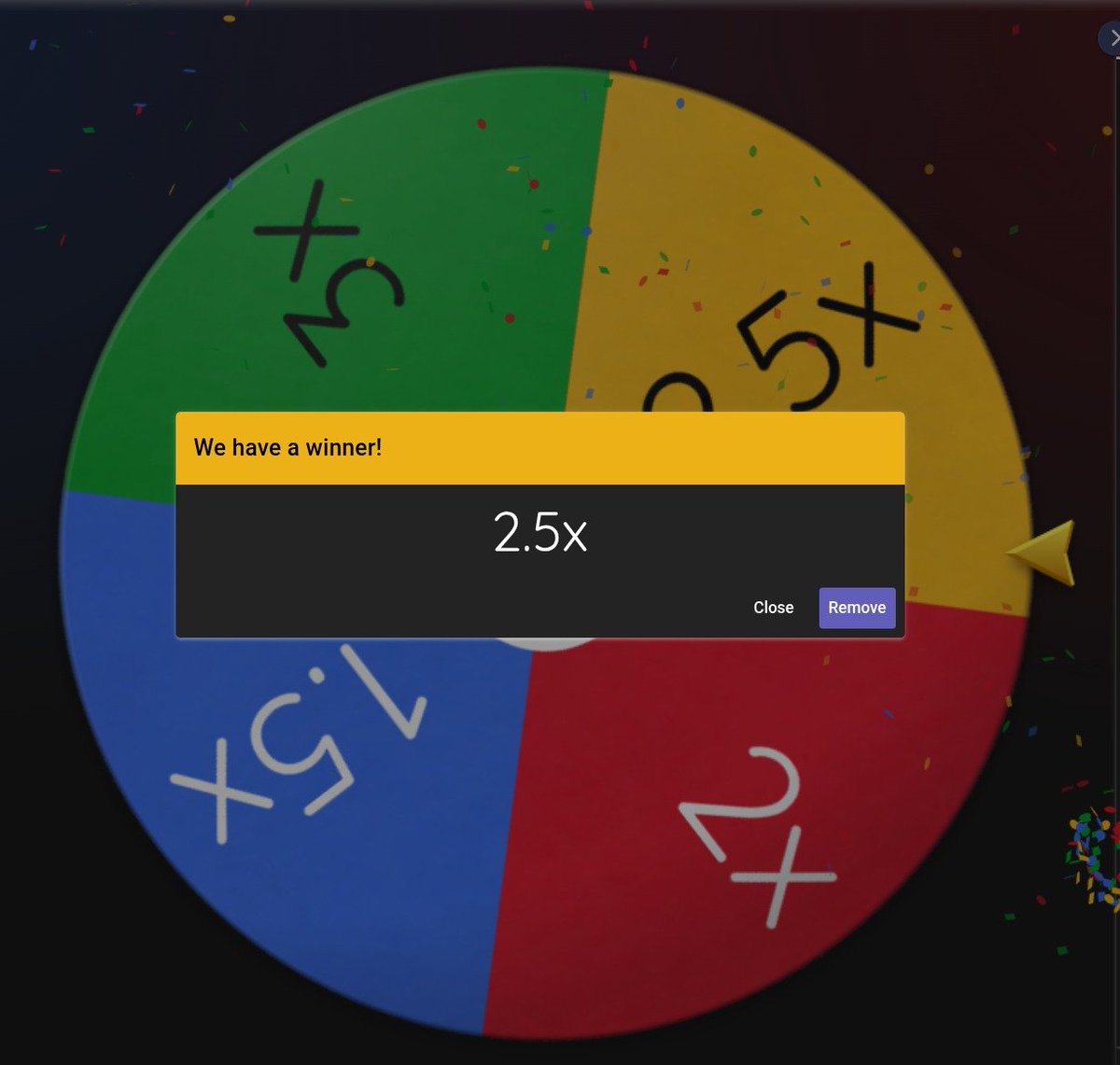 ViviCensors's tweet photo. And finishing off this game~ We got 40 more likes which gave us a multiplier of 2.5x ^^ But that wasn't good enough apparently and I was begged to spin a much harsher wheel which turned ot be a.... 4x!!!

The final total for this game is....: 4 375 875 plaps!!!!🥰🥰🥰 Plap plap plap~ That's more than 20 days nonstop plapping at 120 plaps per second <33