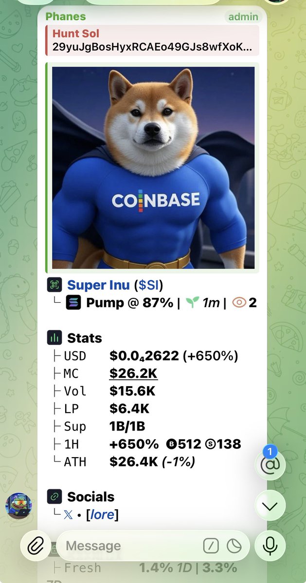 HuntSol11's tweet photo. Entry $SI

CA> 29yuJgBosHyxRCAEo49GJs8wfXoKoBMMKoWrnmzJpump https://t.co/3ZZQjS2O1Y