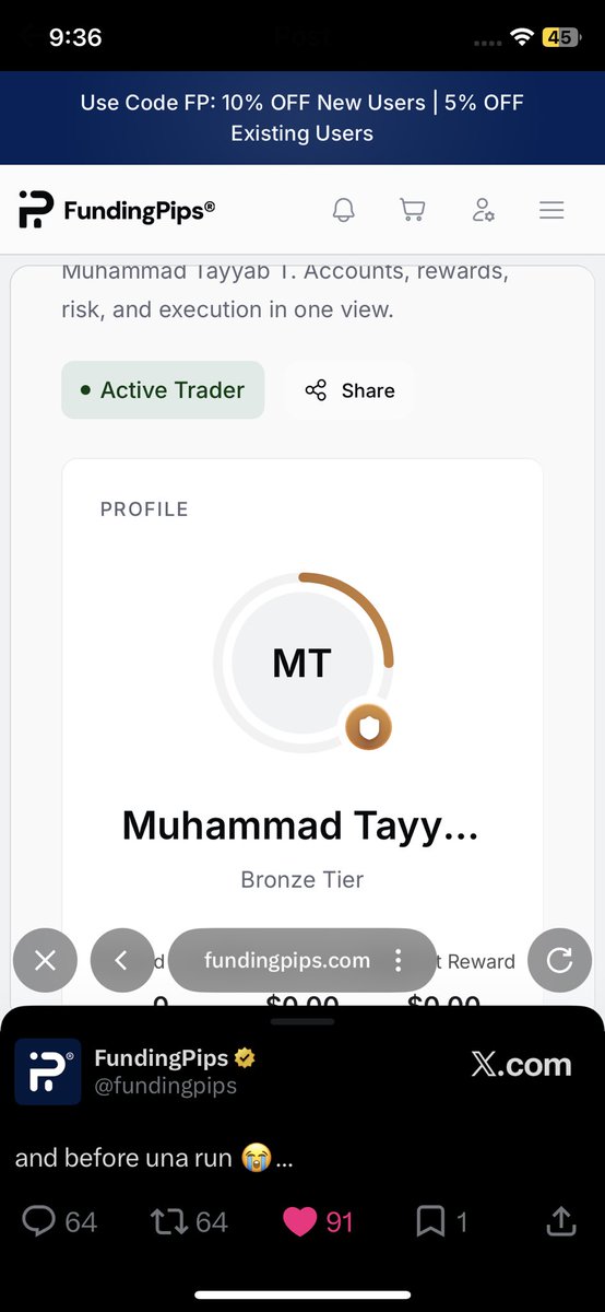 tayabtrades's tweet photo. @fundingpips @Khldfx done ☑️ https://t.co/SCNDiCnXlH