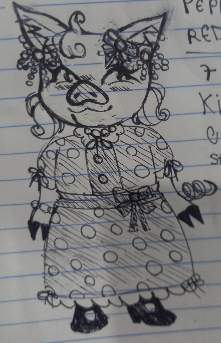 Lara_Villanous's tweet photo. Por fin,una oportunidad perfecta para publicar este dibujo de Penny,solo le hice algunos cambios.
Dia 1.Penny-coquette
#piggy #Artbr #Arte #roblox #piggytober2026 https://t.co/VFy8m1IWpe