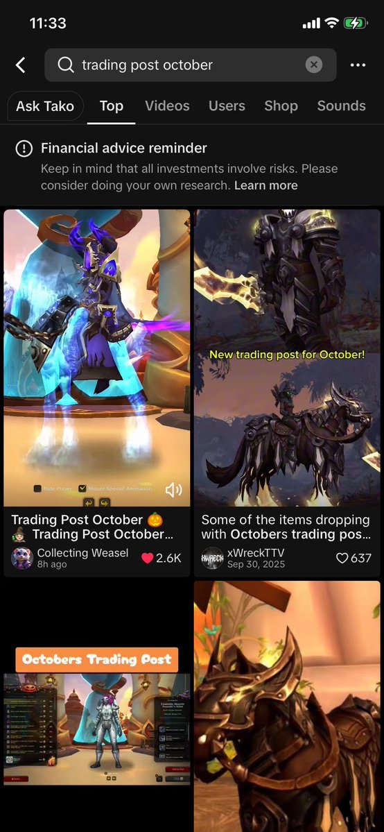 AwkwardKittyInc's tweet photo. Damn i didnt know wow’s trading post was that serious >_> https://t.co/Eg0XU6OVp0