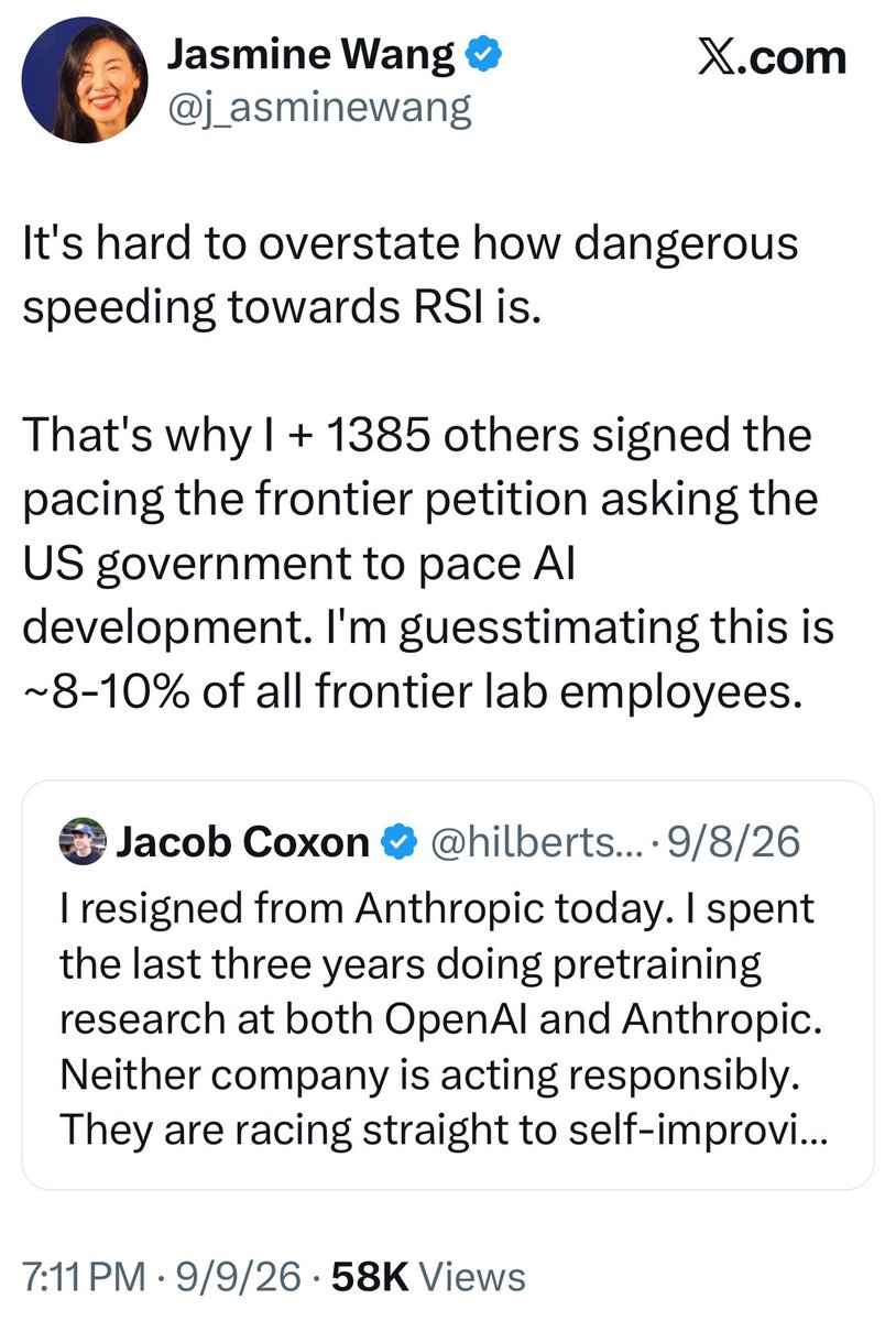 leahmcelrath's tweet photo. The three AI safety researchers at OpenAI who have left the company have all previously expressed concerns publicly. https://t.co/NxS4g6S5Ox
