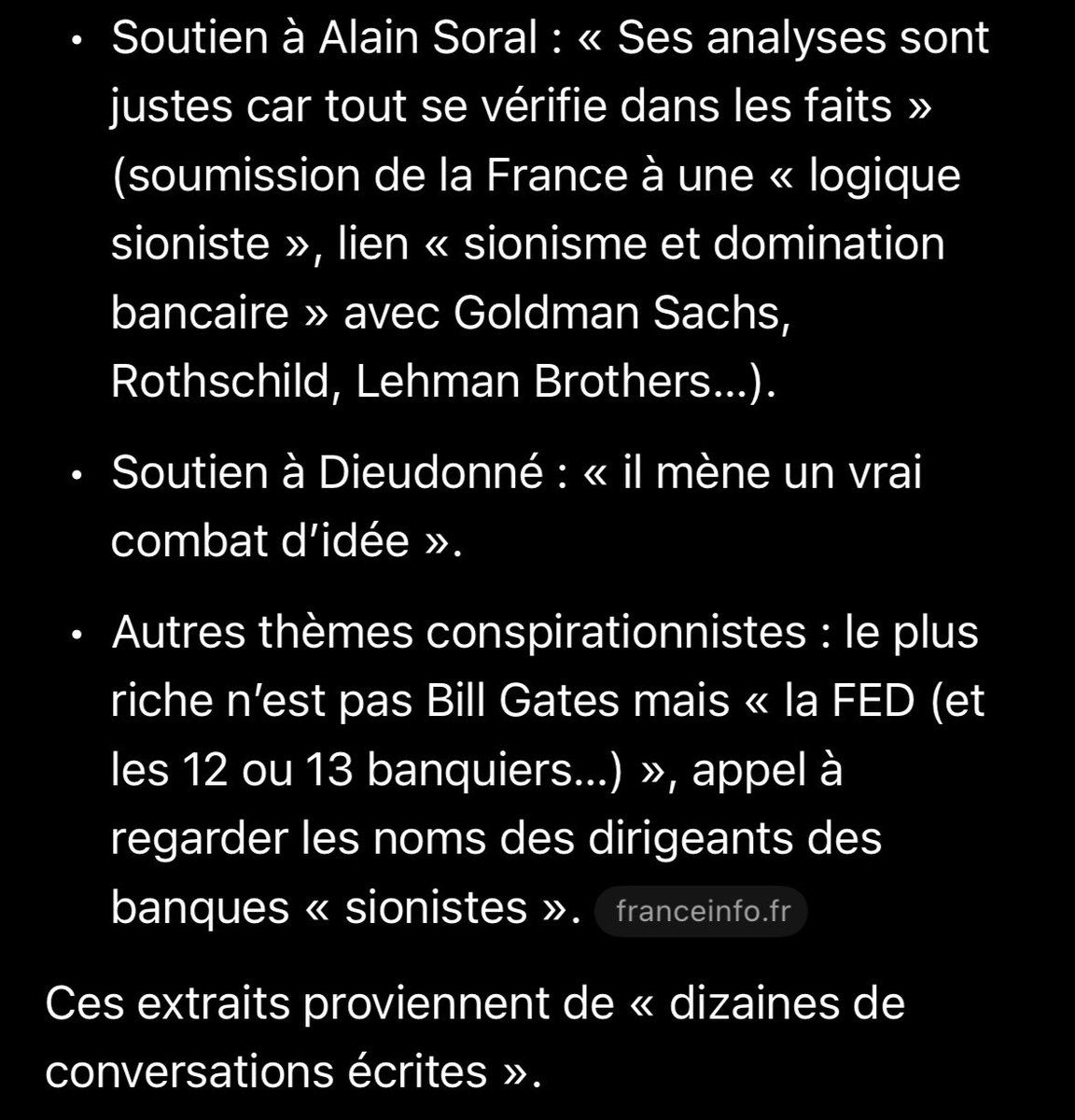 c0cojojo's tweet photo. @edwyplenel L’article complet et les documents bruts restent derrière le paywall de Mediapart. Les détails ci-dessus proviennent des résumés publics, citations dans la presse et déclarations des journalistes (ex. Antton Rouget sur RMC) https://t.co/6MsHHsRpR8