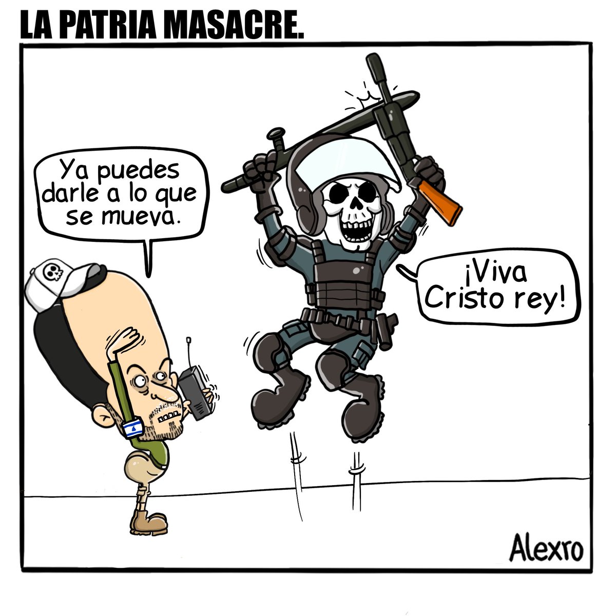 Alexrolapiz1's tweet photo. La patria masacre. https://t.co/tPWxLPFtxr