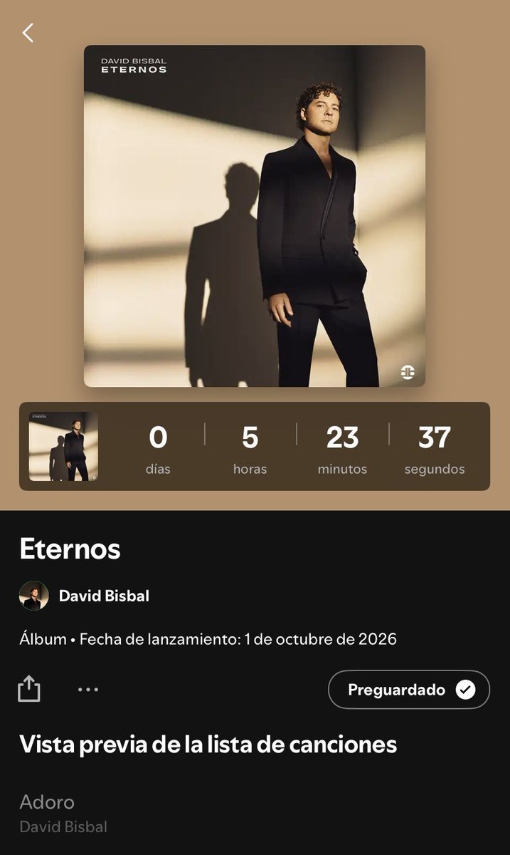 HernandezLetiii's tweet photo. La espera ha terminado!!! A unas horas de Eternos 🥹 @davidbisbal 💙 https://t.co/GovyDp2mfx