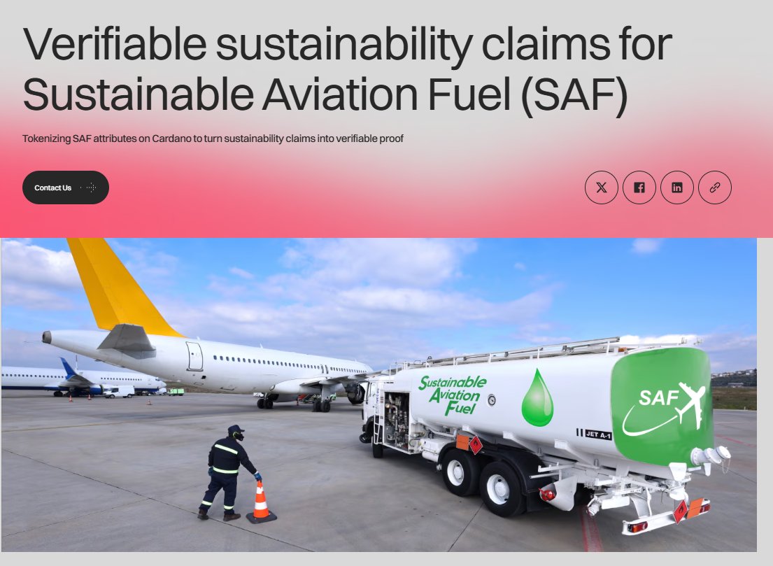 MissCryptoGER's tweet photo. Cardano bekommt einen neuen Real-World-Use-Case mit Petrobras. 🇧🇷

Petrobras und die Cardano Foundation haben 2 Blockchain-Anwendungen aus ihrer laufenden Forschungskooperation vorgestellt:

✈️ Nachhaltiger Flugkraftstoff:
Umweltattribute von SAF werden als Token auf Cardano abgebildet. Nach ihrer Nutzung werden sie on-chain entwertet, so soll eine doppelte Beanspruchung verhindert werden.

⛽ Erneuerbarer Diesel:
Daten aus Produktion, Transport und Nutzung werden auf Cardano nachvollziehbar miteinander verknüpft.

Petrobras ist einer der bedeutendsten Energiekonzerne Brasiliens. Solche Anwendungen zeigen, wo öffentliche Blockchains außerhalb von Krypto eingesetzt werden können.
Was haltet ihr von dem Use Case?