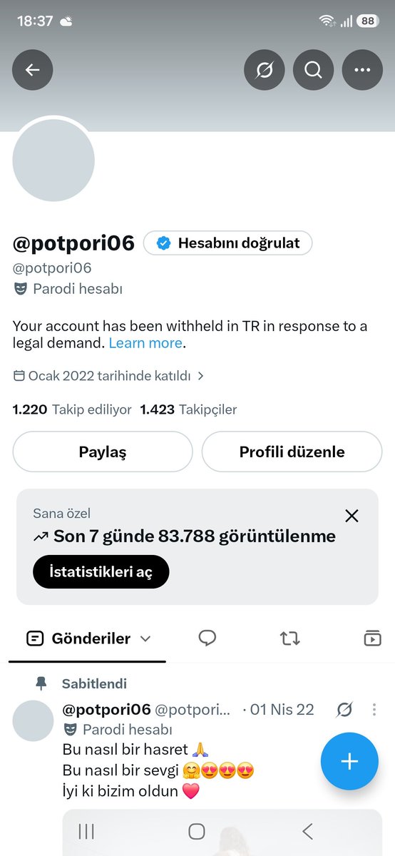 Potporii2's tweet photo. Yeni hesabım https://t.co/lq7zHi4HXf