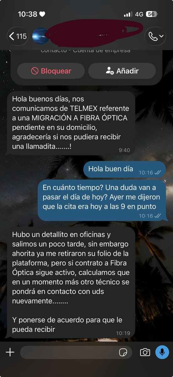 ximenavm's tweet photo. @TELMEXSoluciona @Telmex 
Oye Telmex llevo desde agosto esperándolos a que vayan a mi domicilio, hace unos días me hablaron porque estaban fuera de mi domicilio y me tuve que salir de mi trabajo para recibirlos, no hicieron cita y al final no fueron ni a mi casa. Todo mal https://t.co/lYihfLarYH