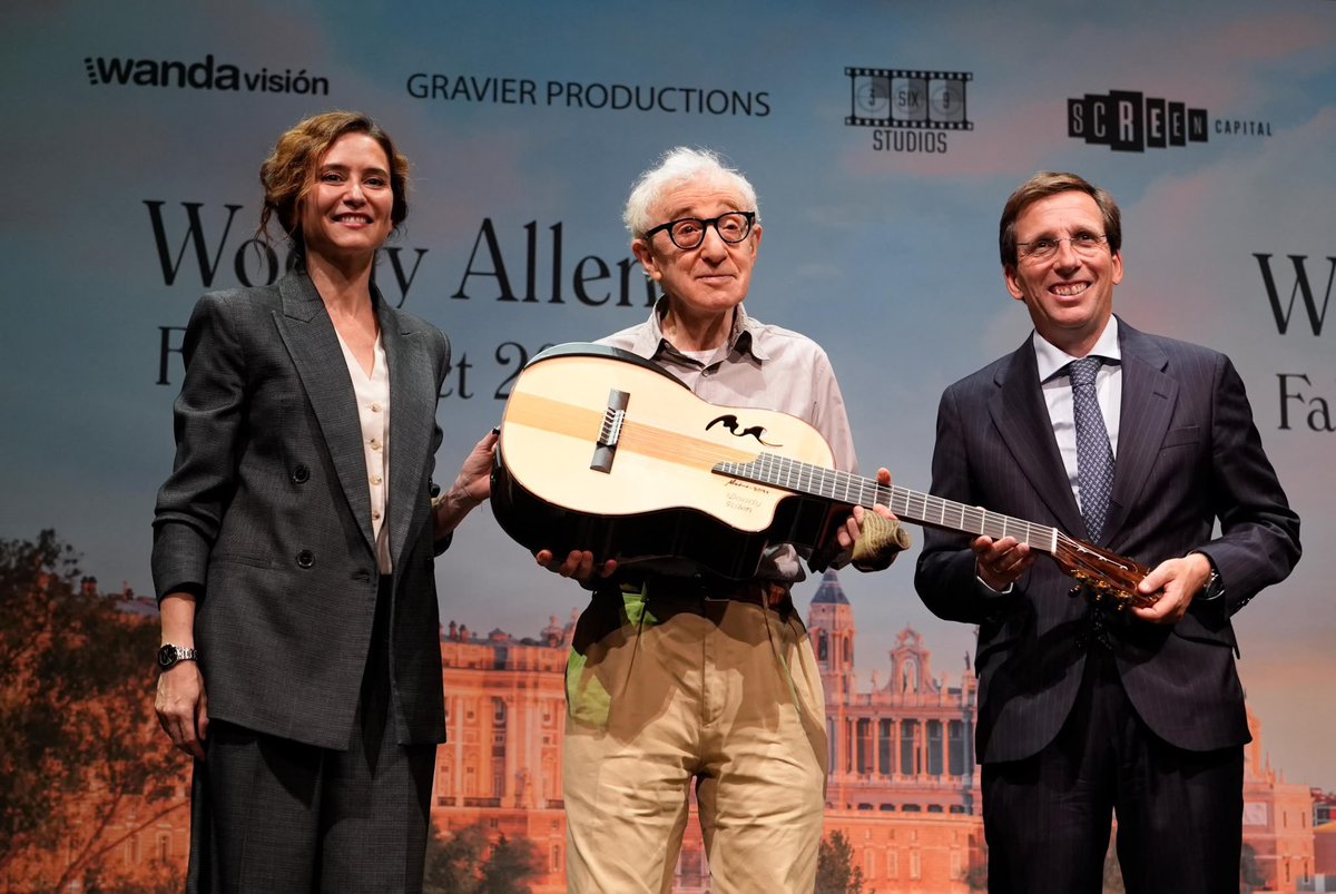 IdiazAyuso's tweet photo. Woody Allen elige Madrid para rodar su nueva película.

Somos una región de gran inquietud cultural, hecha de todos y llena de vida, donde están sucediendo los mejores acontecimientos. https://t.co/YPApeYWDE4