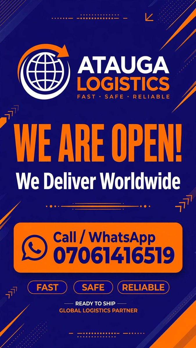 EmmaAdolphus1's tweet photo. Your number no-1 cargo plug
#cargo#logistics https://t.co/lBcnnJ1VR9