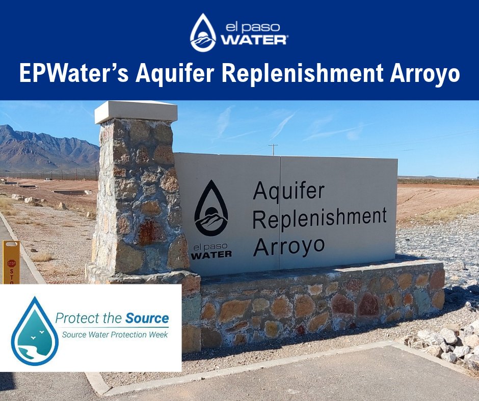 EPWater's tweet photo. Protecting existing water sources is also part of planning for the future. As water needs and conditions change, recharging the sources communities already rely on can help utilities manage future supply and treatment needs.
@awwa
#SourceWaterProtectionWeek #ProtectTheSource https://t.co/zIJ0TN6jZf