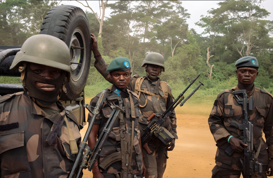 Newsupdateer's tweet photo. Les Forces Armées de la République Démocratique du Congo (#FARDC) ont neutralisé plusieurs combattants djihadistes de l'#ADF #ISCAP lors d'une opération offensive menée par la 31ème Brigade de Défense Principale à #Nduye, dans le territoire de Mambasa, province de l'Ituri. https://t.co/ByQT68WeTe