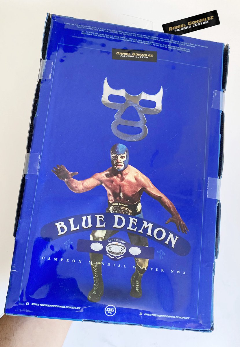 _danielgonzalez's tweet photo. Otro Blue Demon versión Welter NWA en su presentación final. #bluedemon https://t.co/4zvnnOLoDW