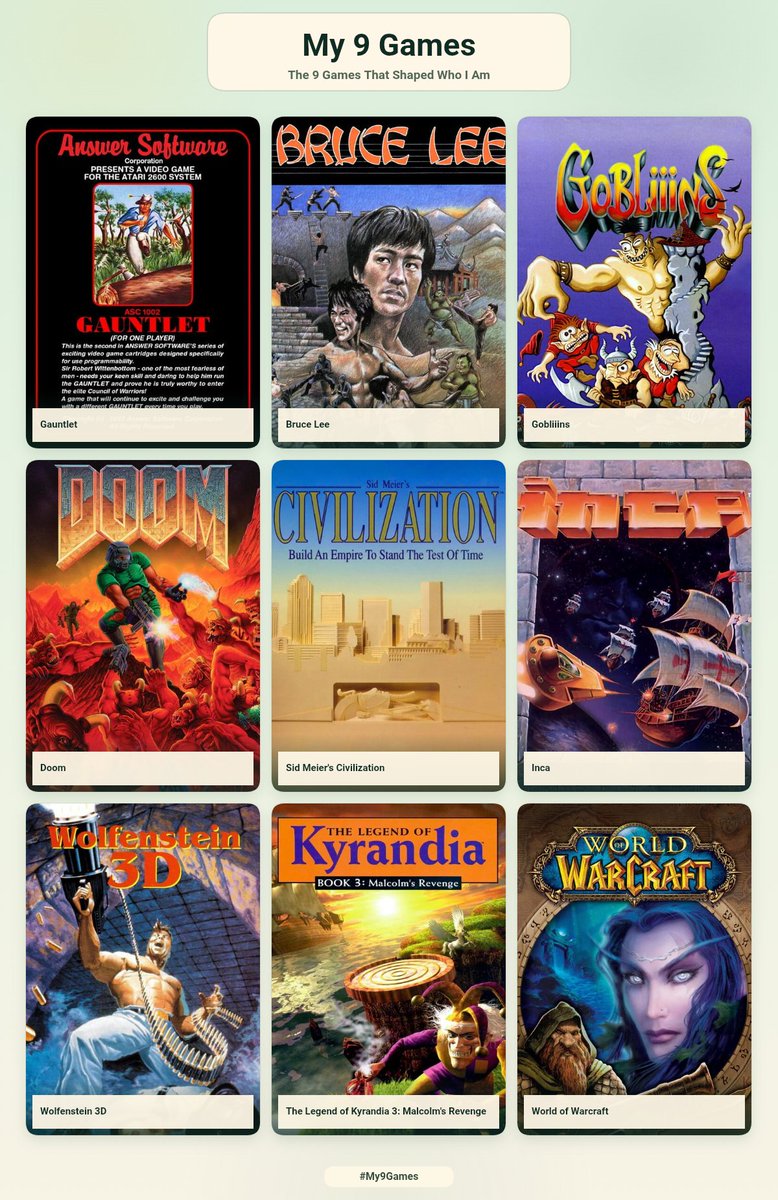 CoffeeTownist's tweet photo. Howmany of these do you know? #oldgames #atari https://t.co/6a9n5jzwuK