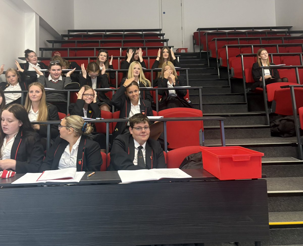 Venture_Create's tweet photo. @OutreachUEA Presented to year 8 this week inspiring careers and pathways by the amazing Julie, whilst year 10 leaders hosted their first sports festival and played some circle games in Child Development @OrmistonVenture https://t.co/PB1LSBUCFC