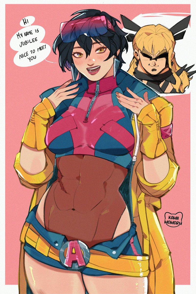 kamii_momoru's tweet photo. Jubilee is really fun to draw https://t.co/h6jQQTw4hf