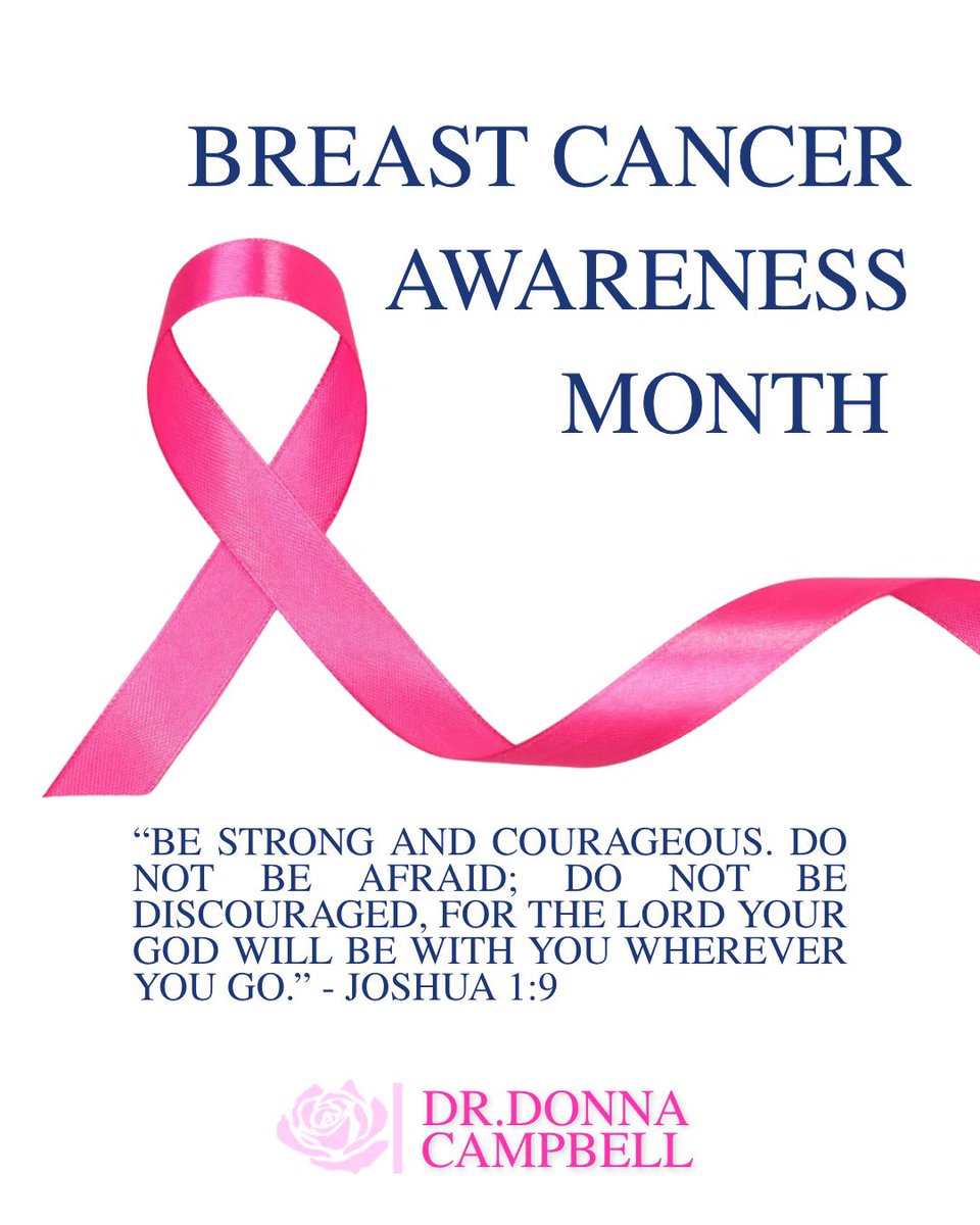 DonnaCampbellTX's tweet photo. This Breast Cancer Awareness Month, we recognize the millions of women and families who have been impacted by breast cancer and the importance of raising awareness year-round. Knowledge and early detection are powerful tools. Take time this month to learn about your risk, talk with your doctor, and encourage the women in your life to stay up to date on recommended screenings. #BreastCancerAwareness