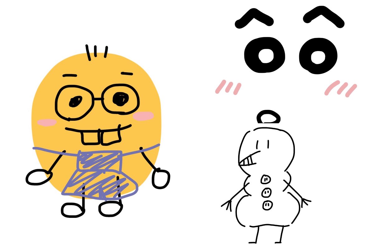 Remu071's tweet photo. 推しが今まで書いたイラスト https://t.co/64JpQL9M6a