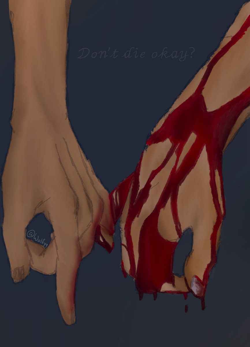 WoIfyy_'s tweet photo. TW: BLOOD ⚠️ 
* 
*
“Don’t die, okay?”

First Berray/Bermond art :]
@Valkyrae @Nolarck #bermond #berray #nopixelfanart https://t.co/DunMZs0aSp