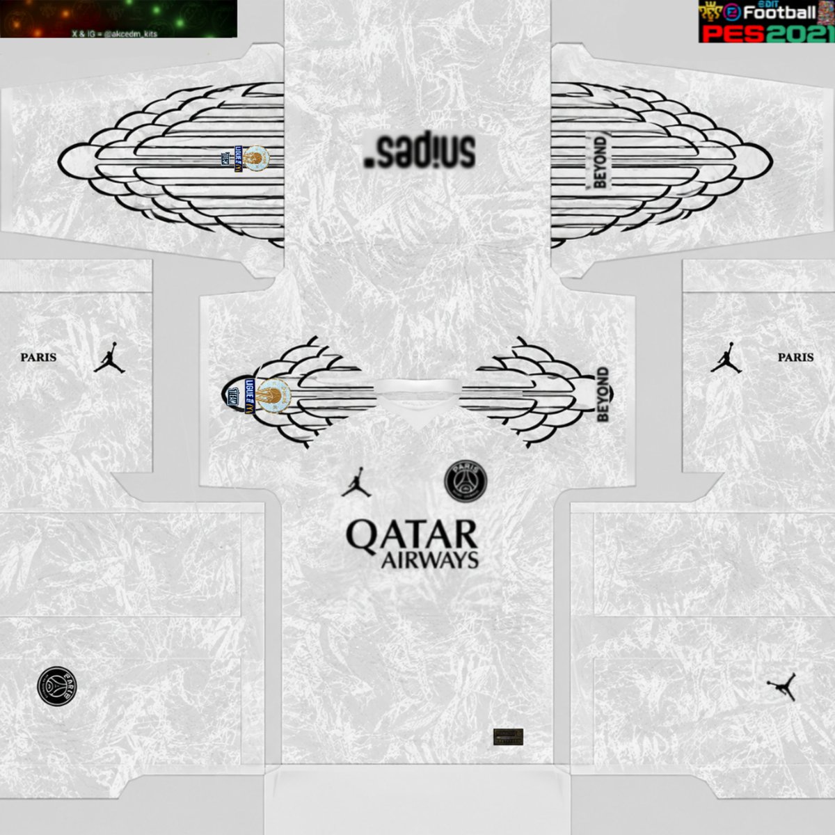 akcedm_kits's tweet photo. Official: PSG 26-27 Season Kits #drawing #akcedm #PSG #kits #pes2021 #pes21 #peskit #kitmaker #pes #eFootball #parissaintgermain #paris #allezparis #ParisSG #LesParisiens #LesRougeetBleu #icicestparis #beyond #snipes #qatarairways #Jordan #Nike @PSG_inside https://t.co/U21RHBg0oQ https://t.co/kFaSnuwo8Z