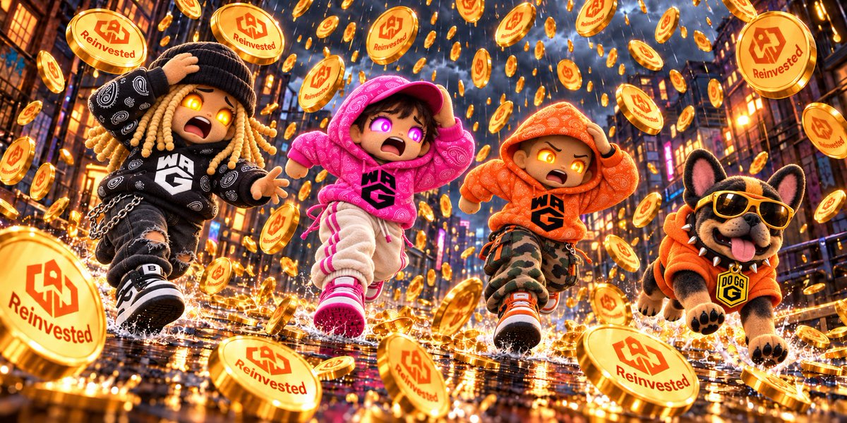 WAGcrew's tweet photo. Oh please stop, the rewards is too much~🧡
@ClashPadFun have just dropped the reinvest function so your rewards payout goes straight back as the same coin instead of $SOL.  

If you're still on the sideline, get in!! https://t.co/afoezOJ7mL