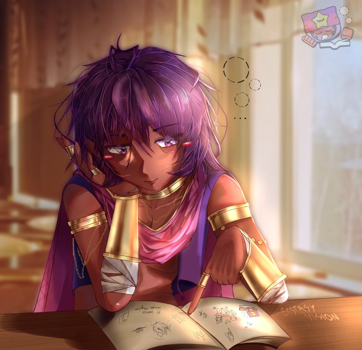 ecstasyvision_'s tweet photo. #brawlstarssandy #bstwt #sandy #fanart https://t.co/HaojS0qpM4