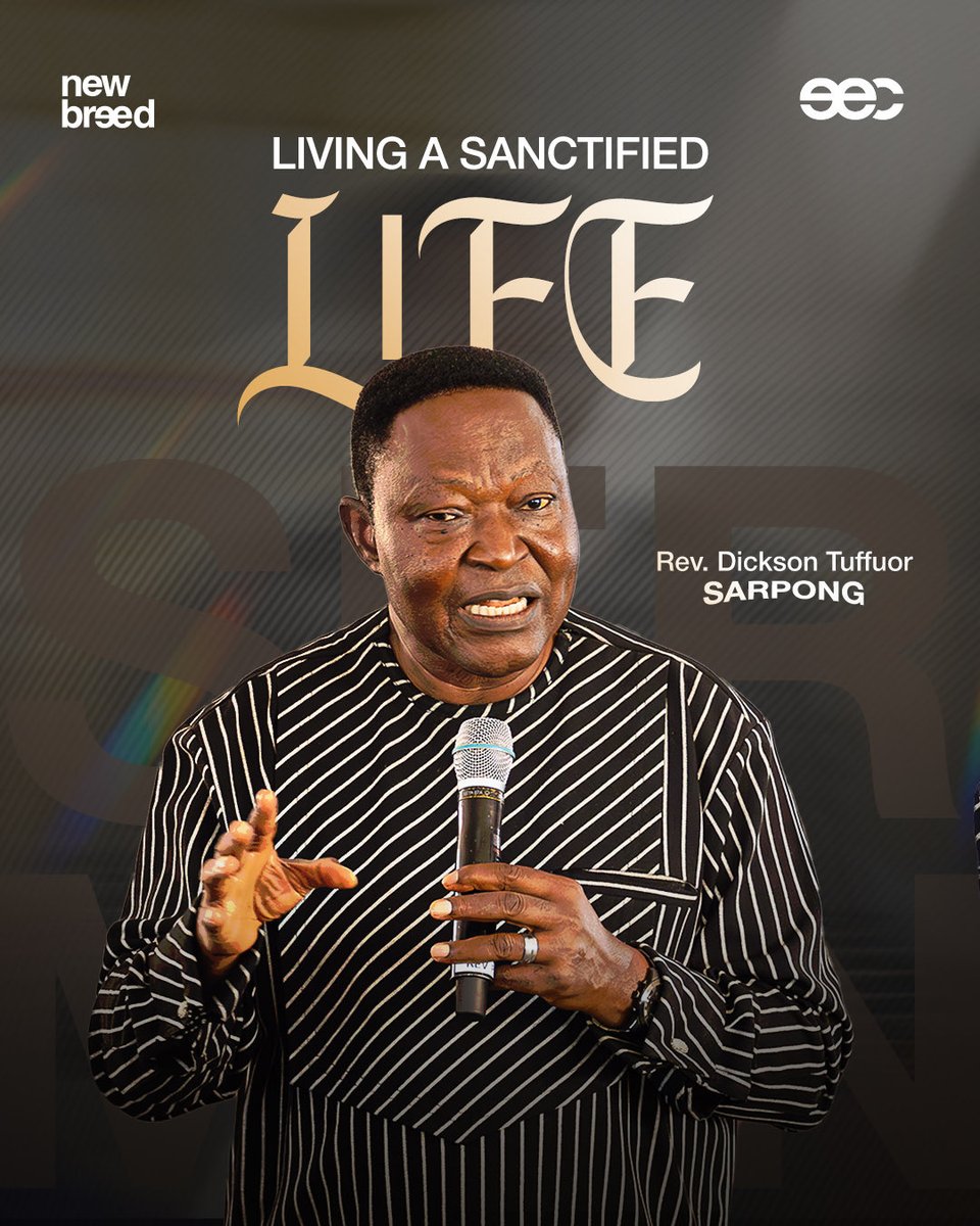 newbreedww's tweet photo. โLiving A Sanctified Lifeโ
~ Rev. Dickson Tuffuor Sarpong
#NBC26 #NewBreedConference #KingdomImpact #NewBreed https://t.co/5GYTJgoWow