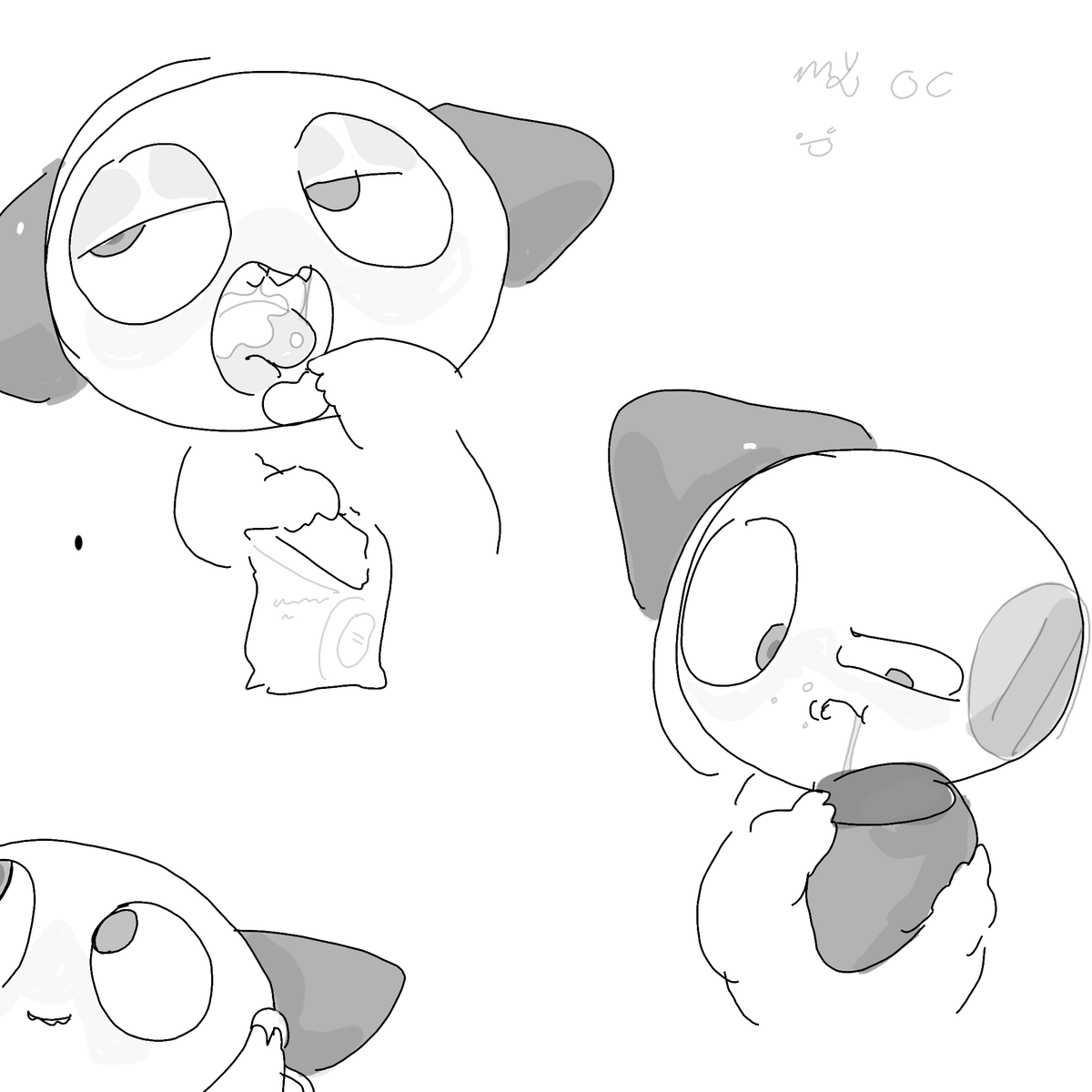Foxsmiku's tweet photo. Mini oc https://t.co/GXyNFyx1Md