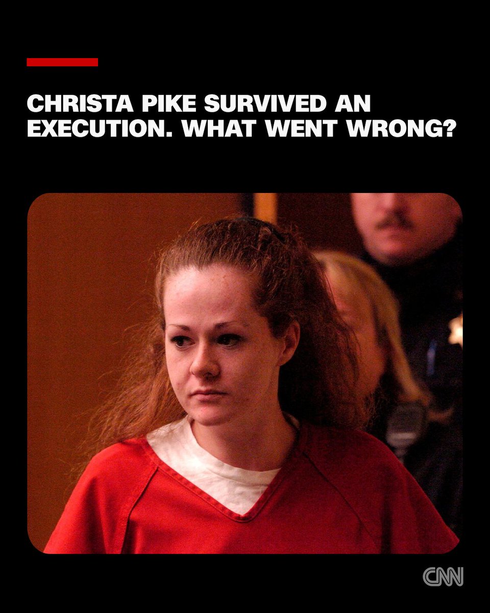 CNN's tweet photo. Two lethal injections failed to kill death row inmate Christa Pike, raising new questions about execution drugs and what happens if they don't work. https://t.co/dkwve0vxcj https://t.co/6gy7mbYD2K