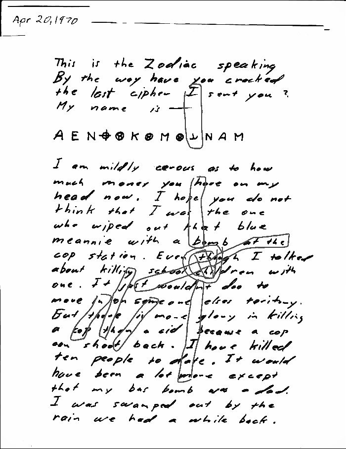 RasaHorus's tweet photo. I do not believe that my #z13 "my name is cipher" letter finds are some fluke and just by chance

Best believe there is a whole lot of @SFPD and @FBI lying to themselves tonight, just because it was me and they think they can

#dreams #zodiackiller #news #California #SanFrancisco https://t.co/CWDZD3yzNs