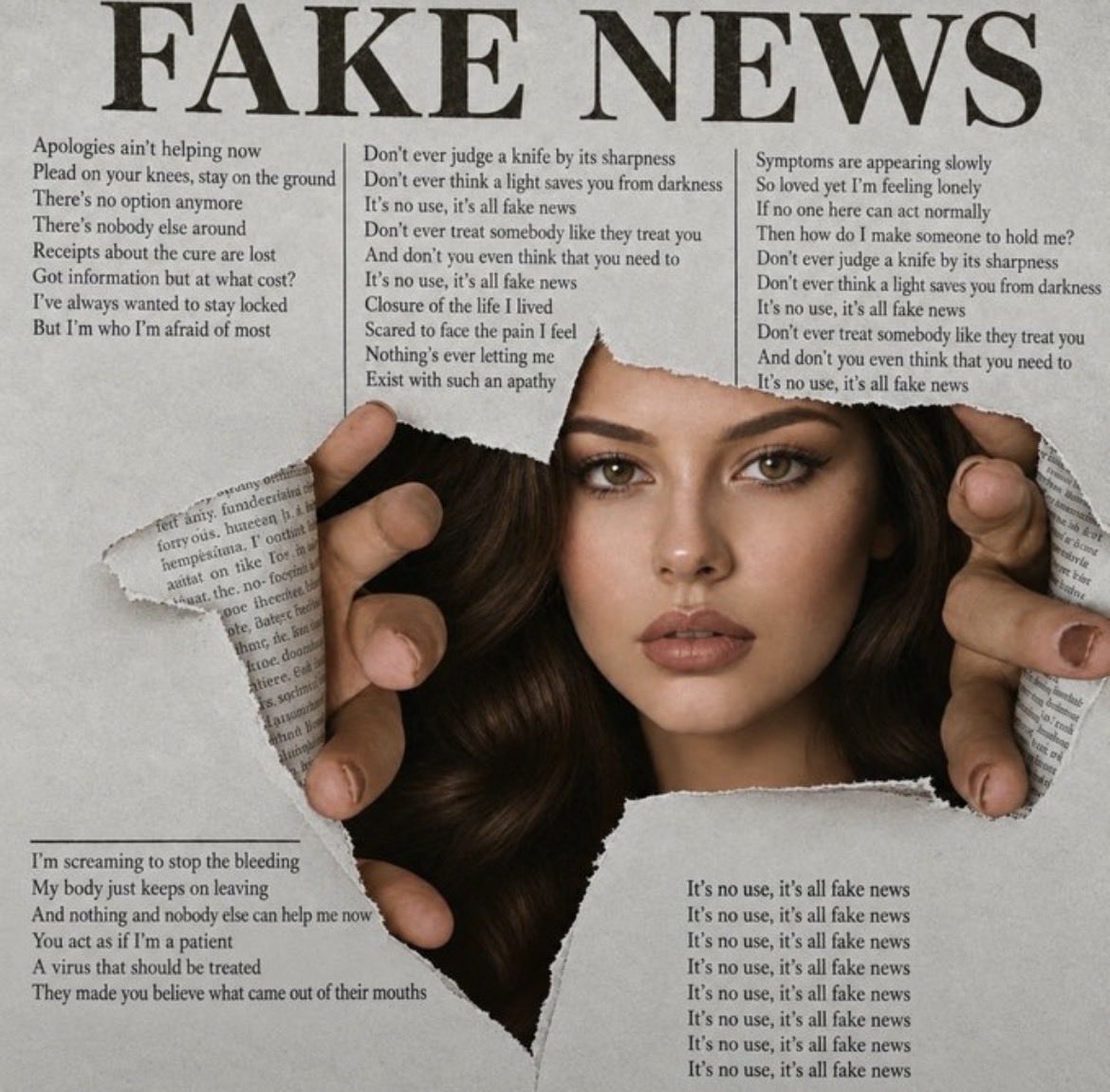 TeamVaelis's tweet photo. @VaelisFox new single "Fake News" out tonight at midnight local time. https://t.co/UooOBmIPY3