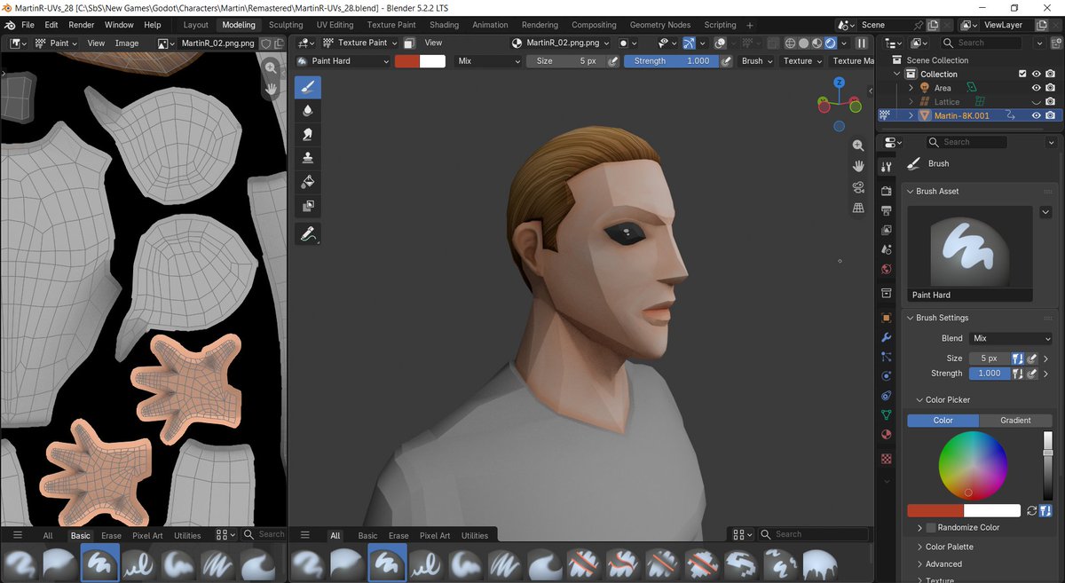 PlayWorkdone's tweet photo. Remastering Martin...
#indieDev #indieGameDev #indieGame #indieGames #Game #Game3D #gameDev #pcgame #GodotEngine #Godot #Godot3D #Godot3Dgame https://t.co/gl9vZXOC5Y