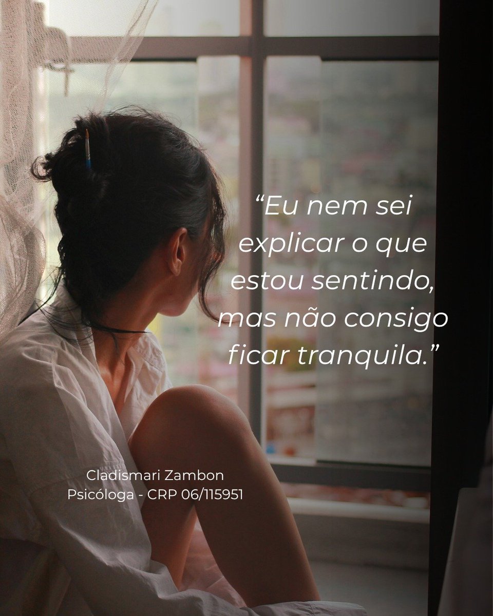 Cladismari_psi's tweet photo. O que é ansiedade?

Ansiedade é uma experiência humana conhecida por todos nós, mas pode assumir formas muito diferentes.

O texto completo está no link.
https://t.co/C81Rxb9ihK

#Ansiedade #Psicanálise #SaúdeMental #Psicoterapia #Psicologia https://t.co/TBZdIvLhbL