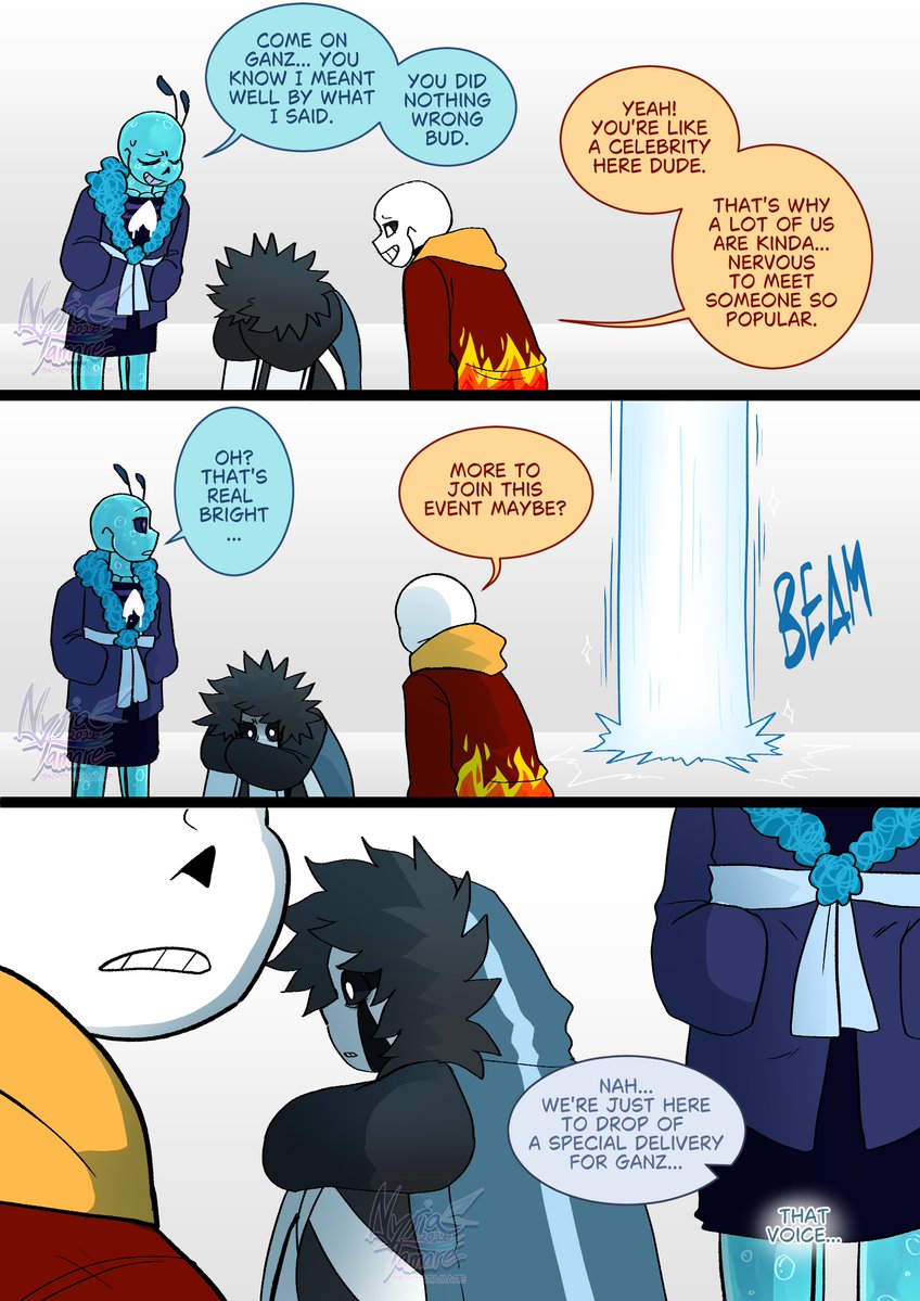NyriaTamare's tweet photo. Special delivery

Cameo of Watersans @SmarthyStars and Blaze sans @DreamyzSweetz 

Oh hi Cosmic :D

#Ocsanspolls2026 #gzsans #ganzsans #ganzsweep #sensysans #cosmicsans https://t.co/IpfsnEWkkb